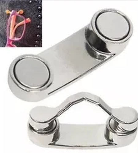 Magnetic Hang Eyeglass Holder Pin Brooches Fashion Multi-Function Portable Clothes Clip Buckle Magnet Glasses Headset Line Clips