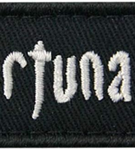 Fortis Fortuna Adiuvat Fortune Favors the Brave Morale Tactical Patch Embroidered Applique Fastener Hook & Loop Emblem
