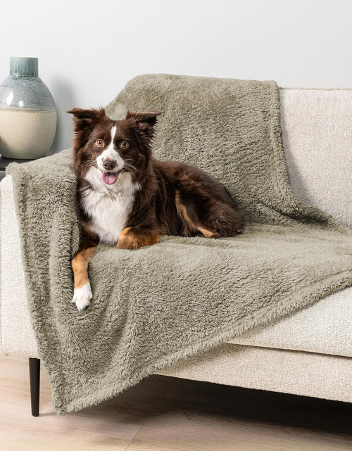 Load image into Gallery viewer, Fluffy Waterproof Dog Blanket Fleece | Soft Warm Pet Fleece Throw for Large Dogs and Cats | Fuzzy Plush Sherpa Throw Furniture Protector Sofa Couch Bed
